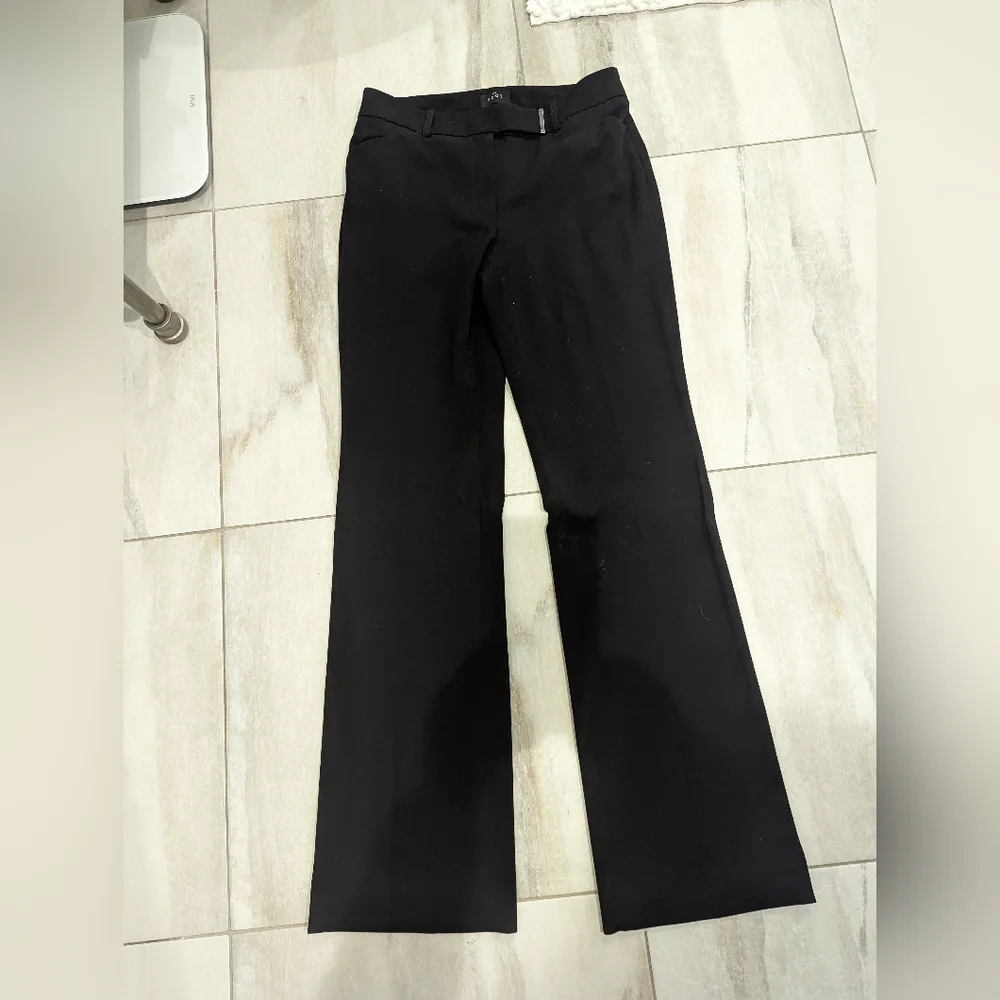 White House Black Market Black Boot Cut Pants - Picture 2 of 3